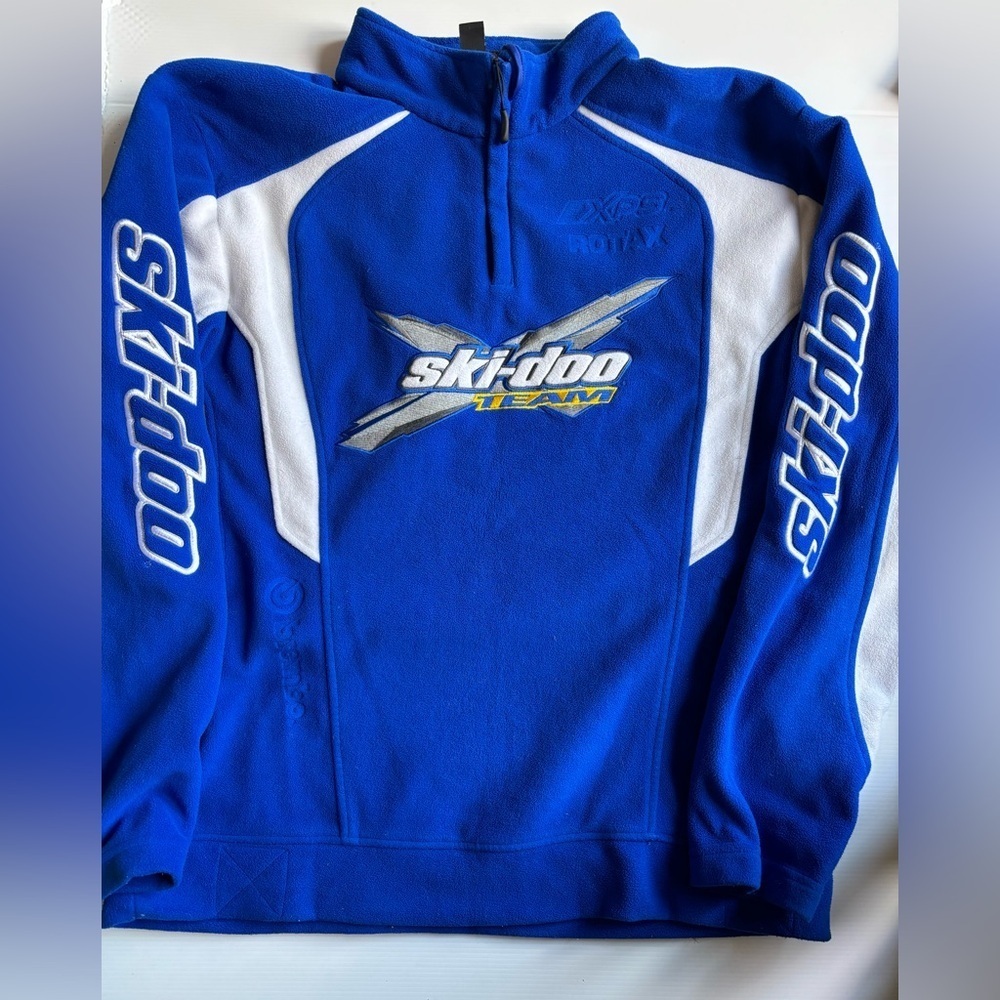Ski-Doo Team Blue Fleece Quarter Zip BRP